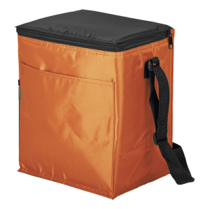 12 Can Cooler with 2 Exterior Pockets 70D PEVA Lining