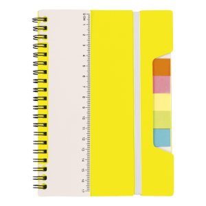 A5 Notebook With Sticky Notes And Ruler