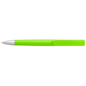 Rounded Clip Ballpoint Pen With Coloured Barrel