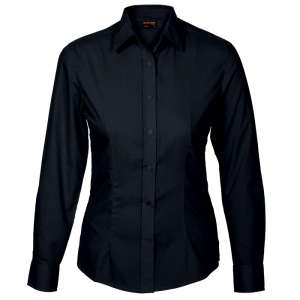 Basic Poly Cotton Blouse Long Sleeve Ladies