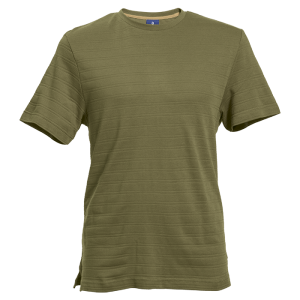 170g Pique Knit Jacquard Stripe T-Shirt