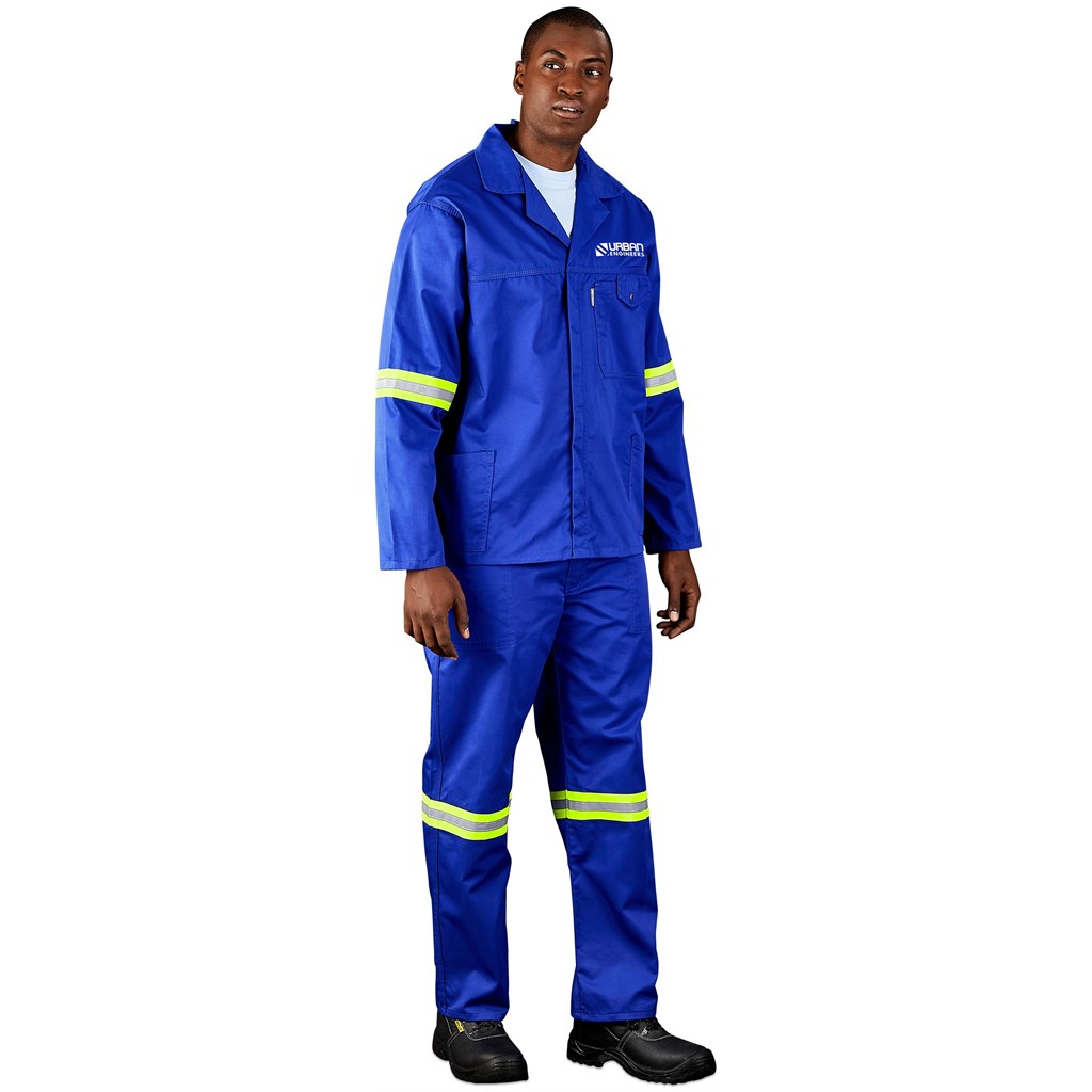 Site Premium Polycotton Jacket - Reflective Arms - Yellow Tape - Image 5