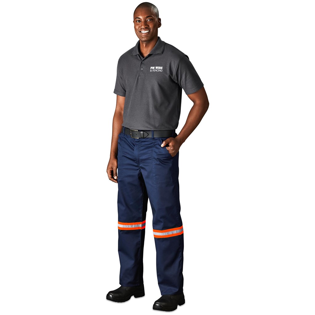 Site Premium Polycotton Pants - Reflective Legs - Orange Tape - Image 4