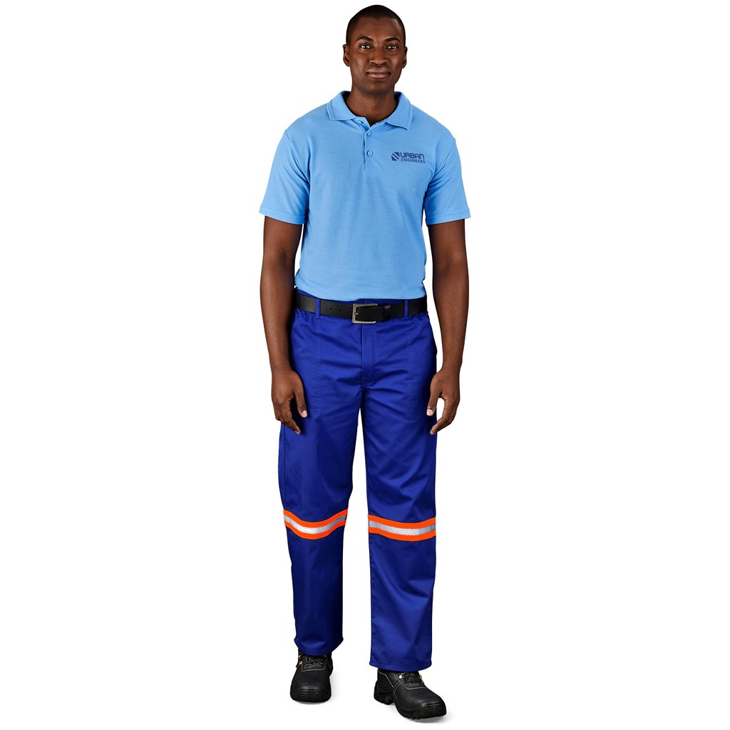 Site Premium Polycotton Pants - Reflective Legs - Orange Tape - Image 3