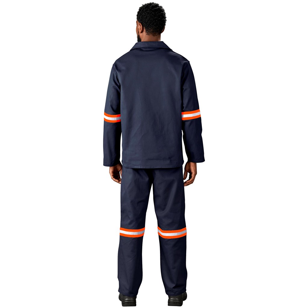 Artisan Premium 100% Cotton Pants - Reflective Legs - Orange Tape - Image 8