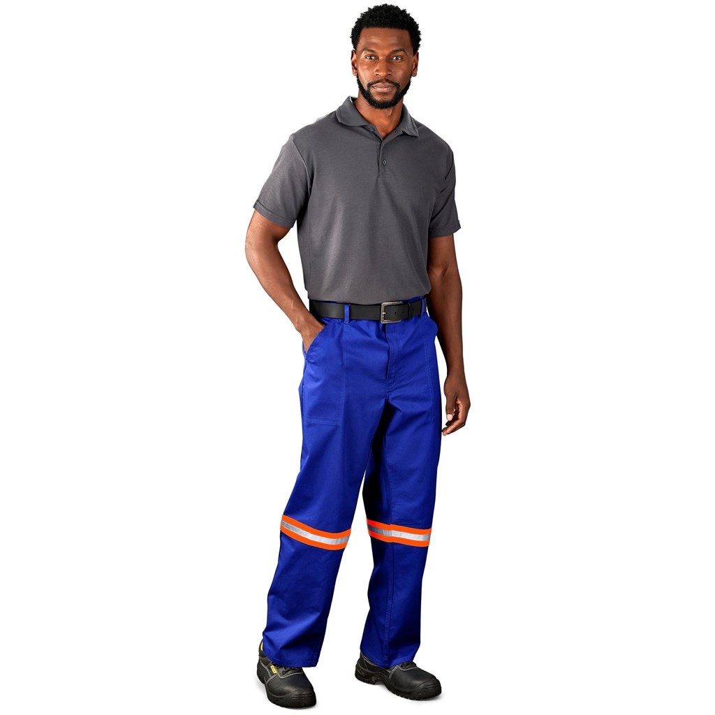 Artisan Premium 100% Cotton Pants - Reflective Legs - Orange Tape - Image 7