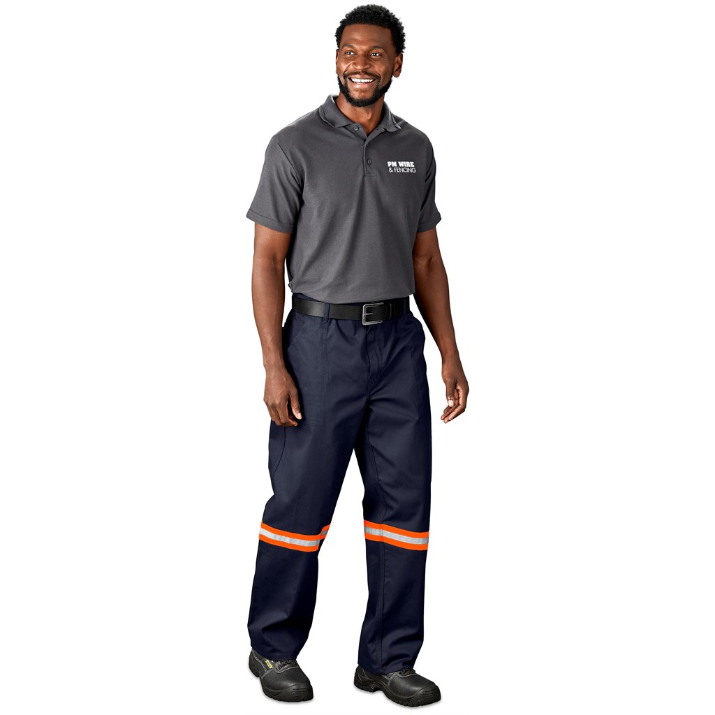 Artisan Premium 100% Cotton Pants - Reflective Legs - Orange Tape - Image 13