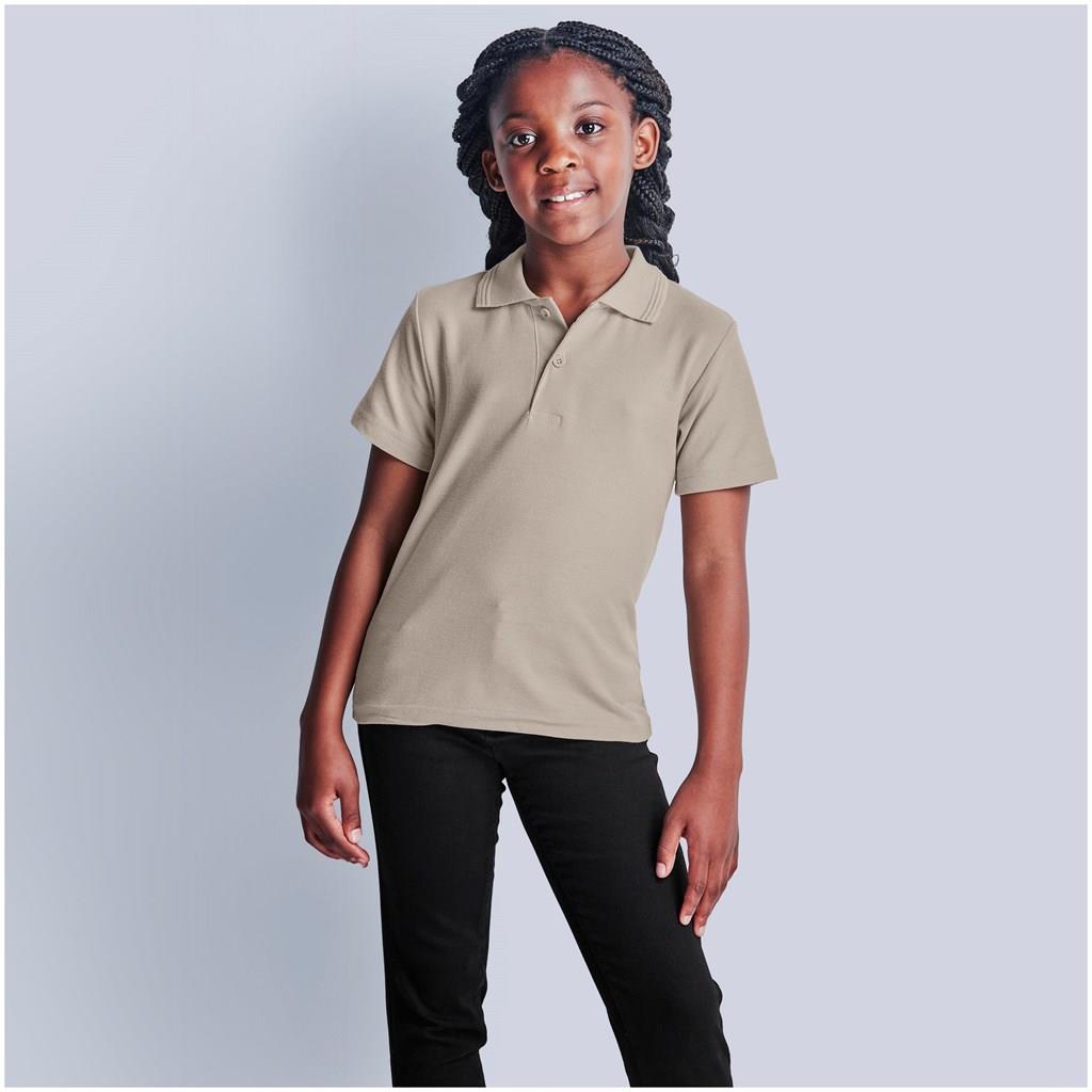 Kids Basic Pique Golf Shirt - Image 5
