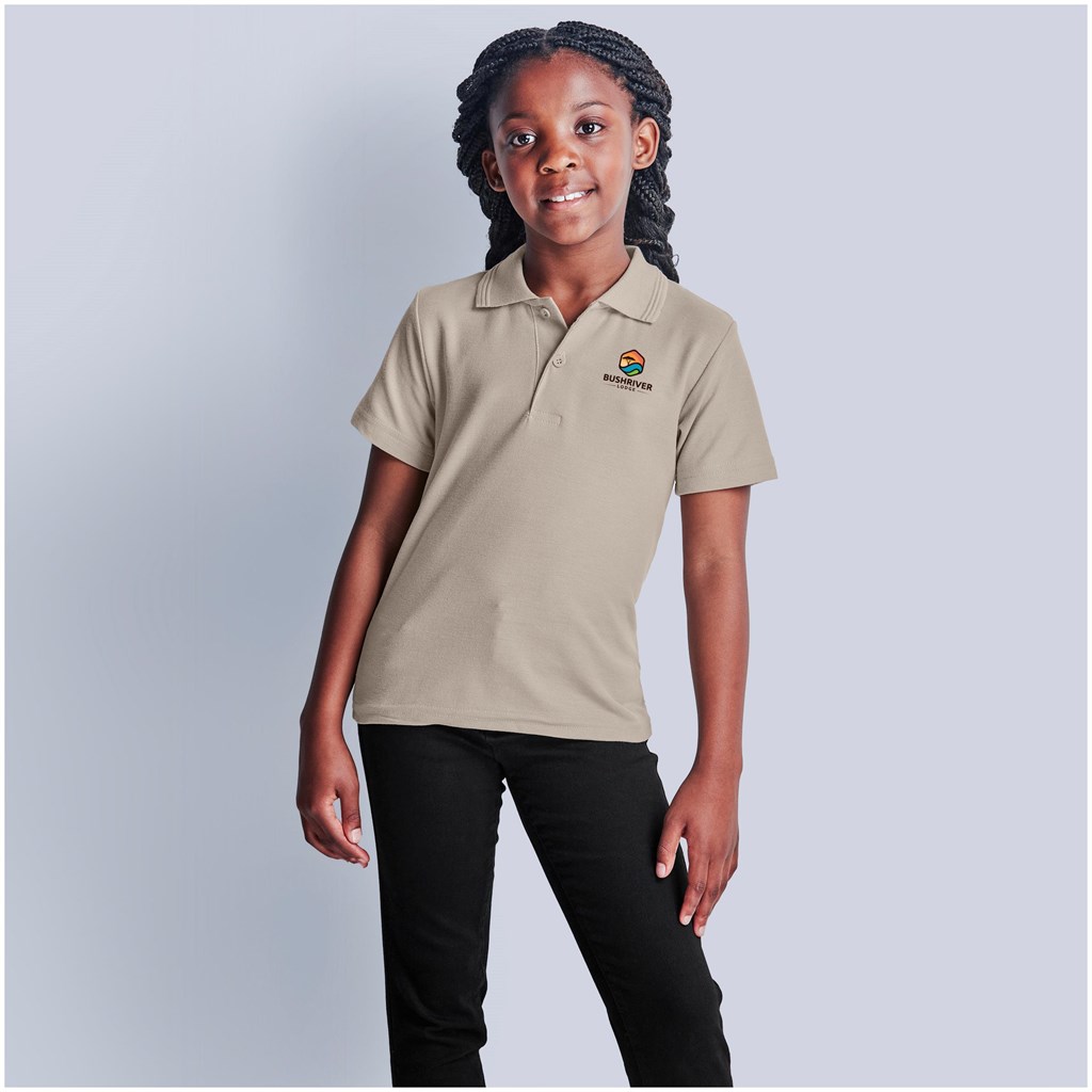 Kids Basic Pique Golf Shirt - Image 3