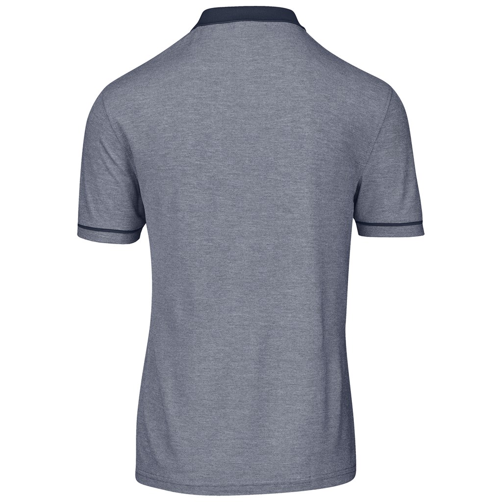 Mens Verge Golf Shirt - Blue - Image 4