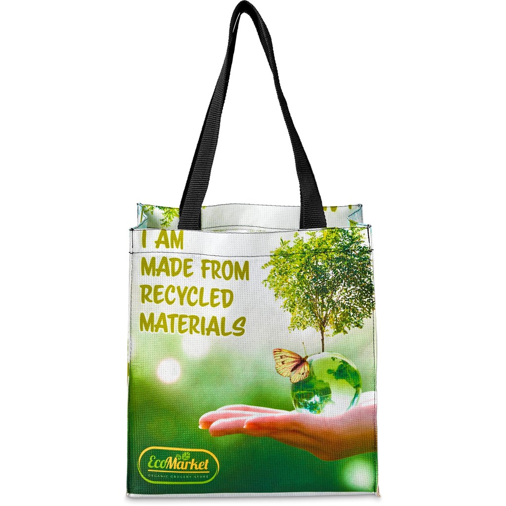Hoppla Gateway Recycled PET Stitch-Bond Shopper - Image 6