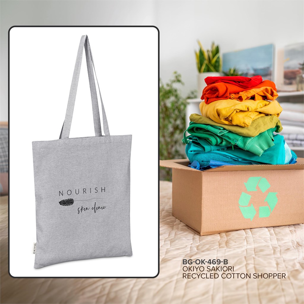 Okiyo Sakiori Recycled Cotton Shopper - Image 6
