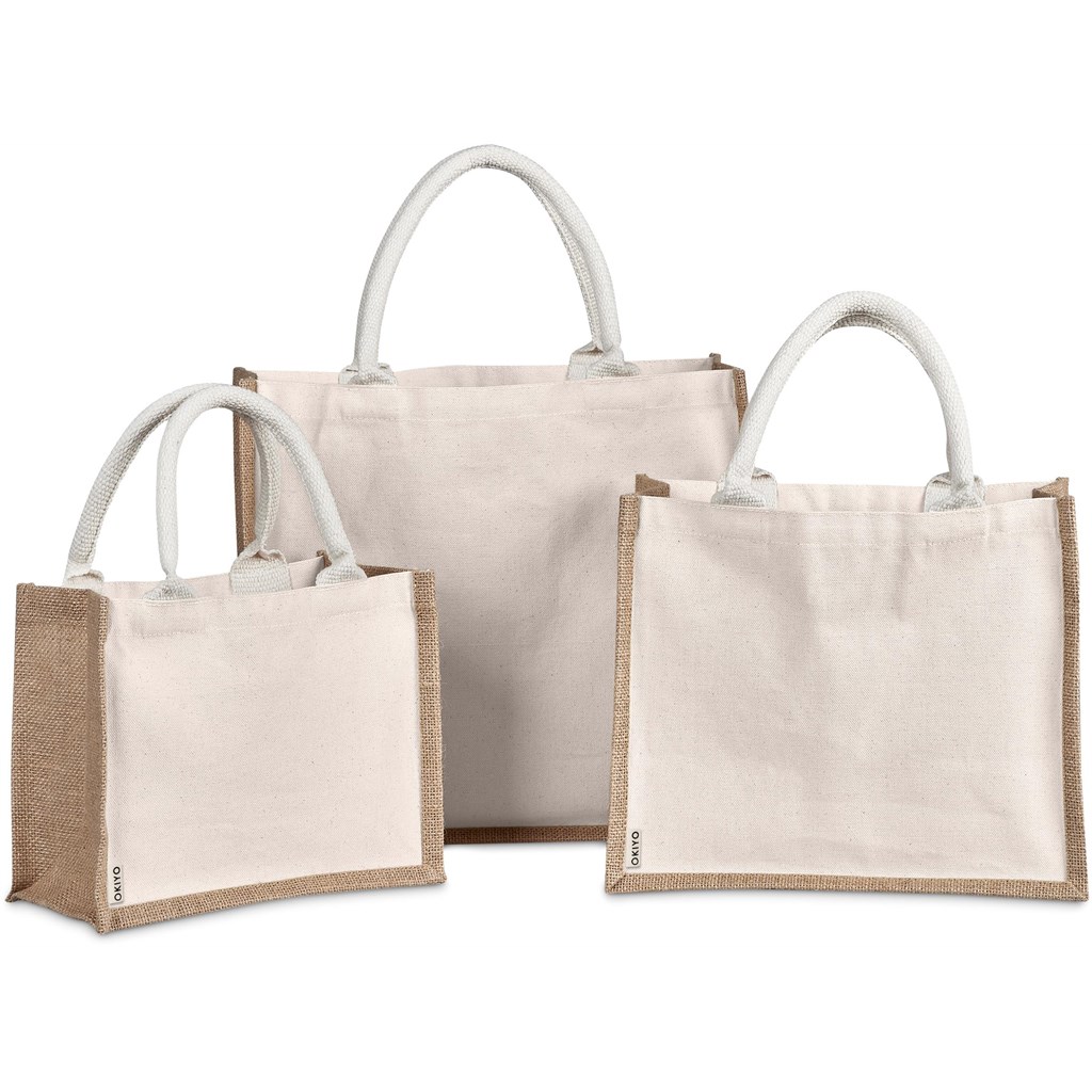 Okiyo Chinsai Maxi Jute & Cotton Tote - Image 11