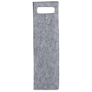 Hoppla Velto RPET Felt Single Wine Bottle Carrier