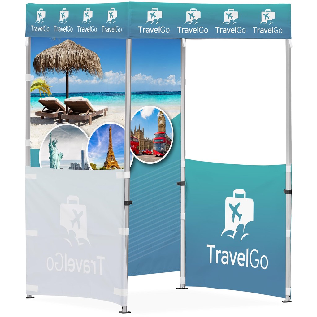 Ovation Sublimated Gazebo 1.5m X 1.5m - 2 Half-Wall Skins - 1 Full-Wall Skin - Image 21