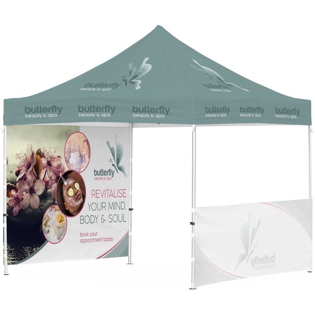 Ovation Sublimated Gazebo 3m X 3m - 1 Half-Wall Skin - 1 Full-Wall Skin - Image 19