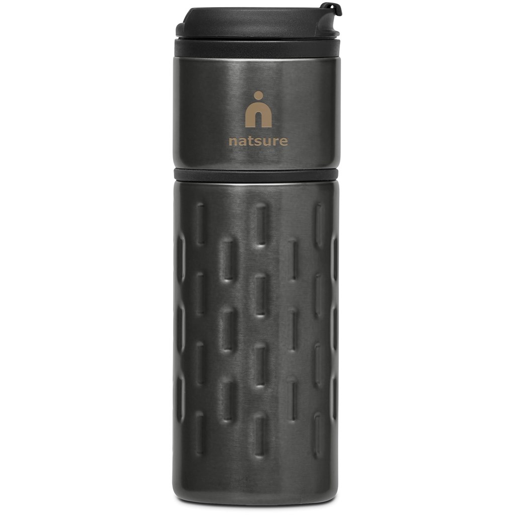 Serendipio Binary Stainless Steel & Plastic Double-Wall Tumbler - 450ml - Image 7