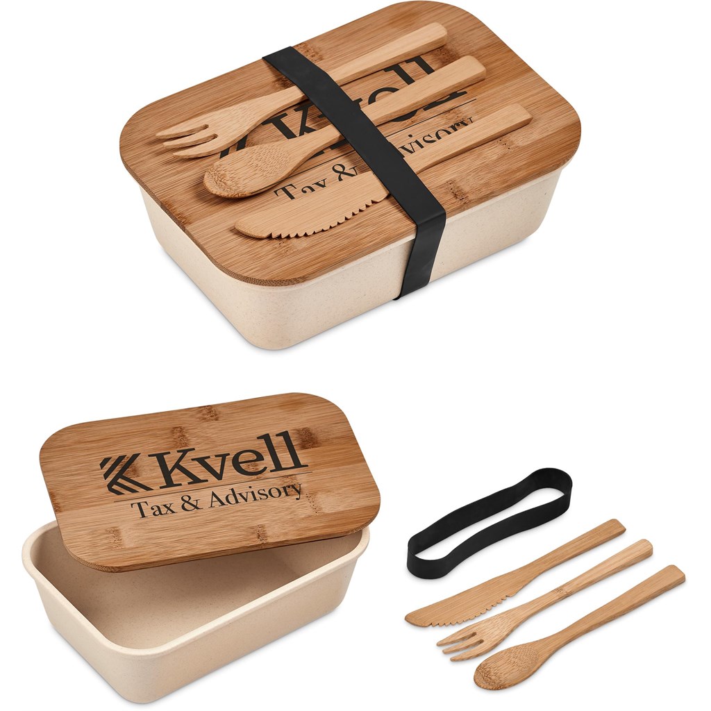 Kooshty Natura Plus Bamboo Fibre Lunch Box Set - Image 11