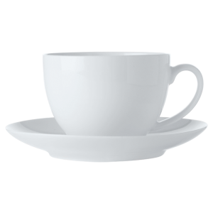 White Basics Cup and Saucer 280ml