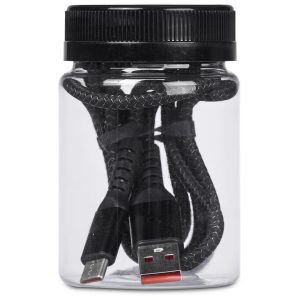 Altitude Muttle Fast Charge USB-A to Type-C Charging Cable in Jar
