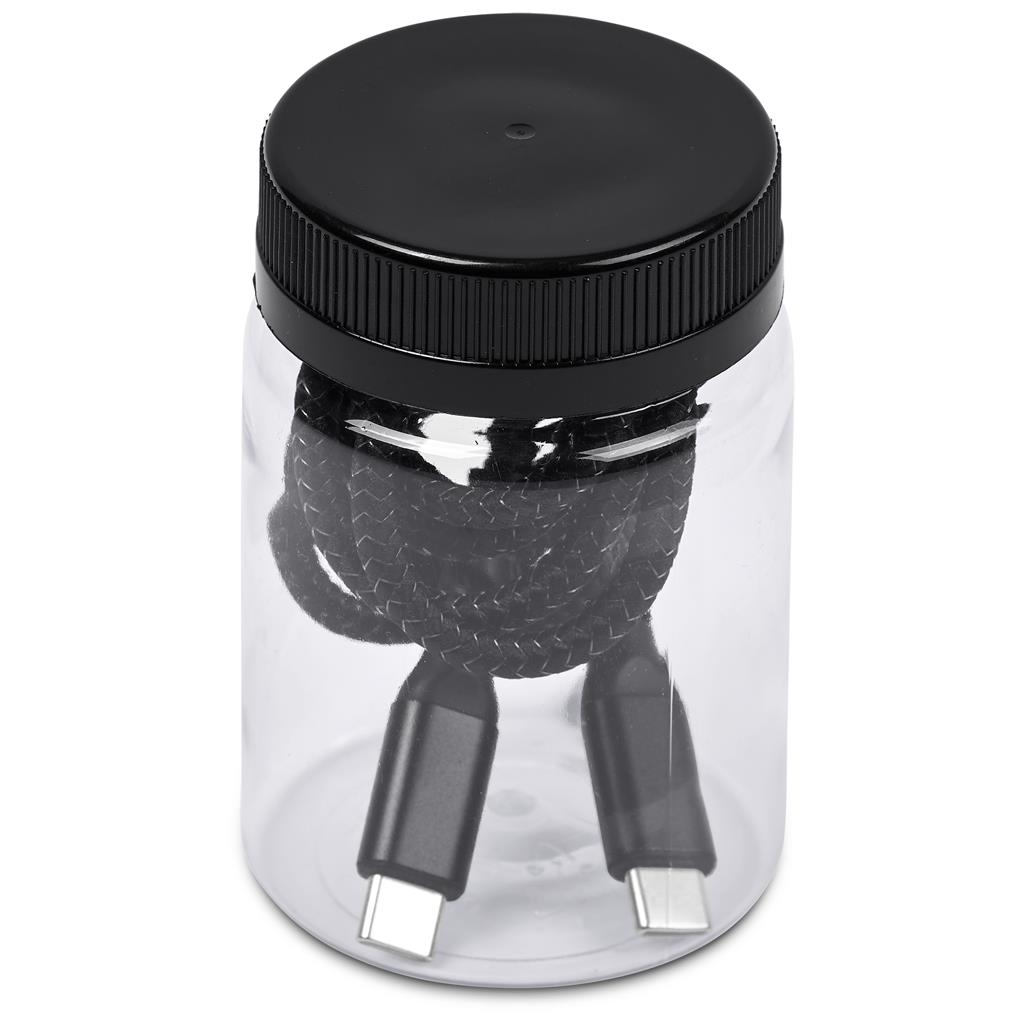 Altitude Nitty Fast Charge Type-C to Type-C Charging Cable in Jar - Image 5
