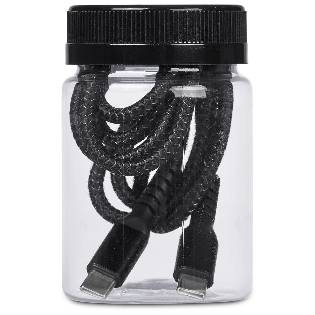 Altitude Nitty Fast Charge Type-C to Type-C Charging Cable in Jar - Image 4
