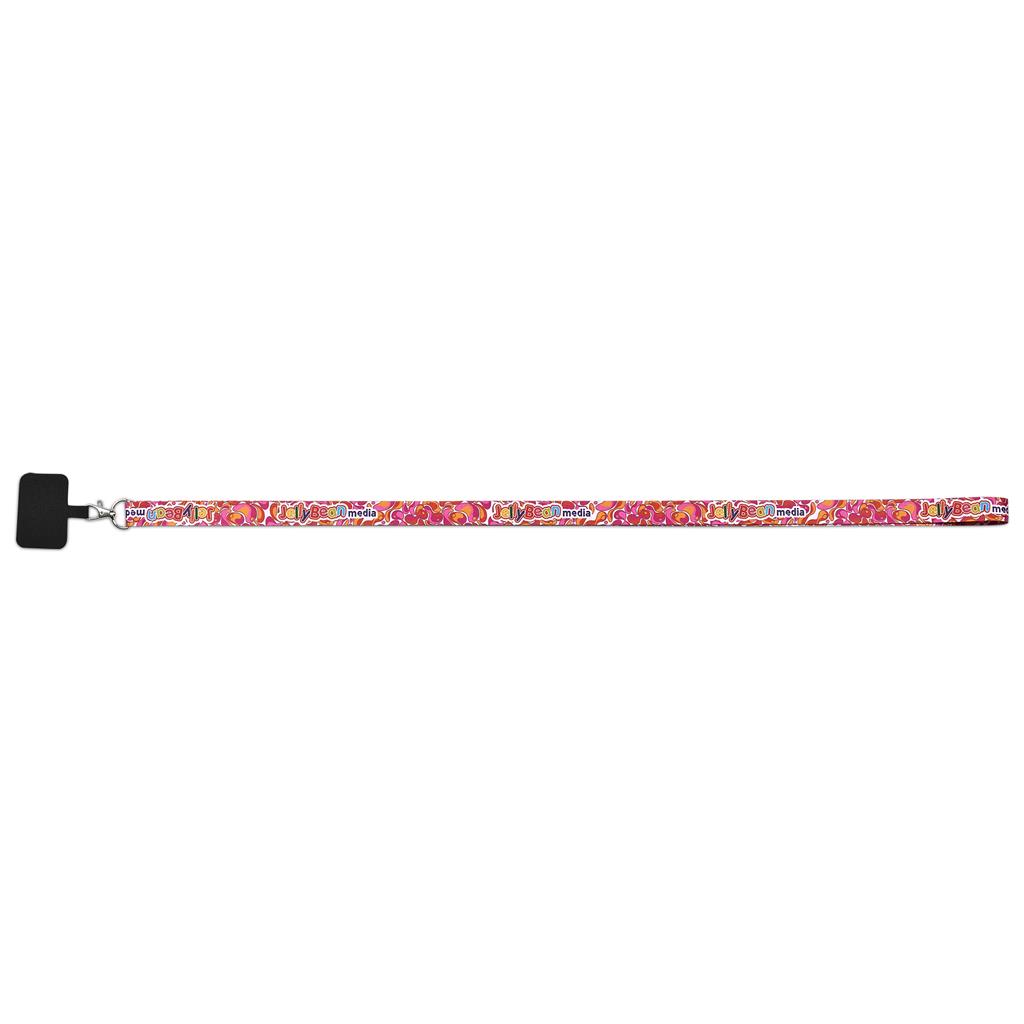 Altitude Turaco Double-Sided Sublimated Satin Crossbody Phone Strap - Image 3