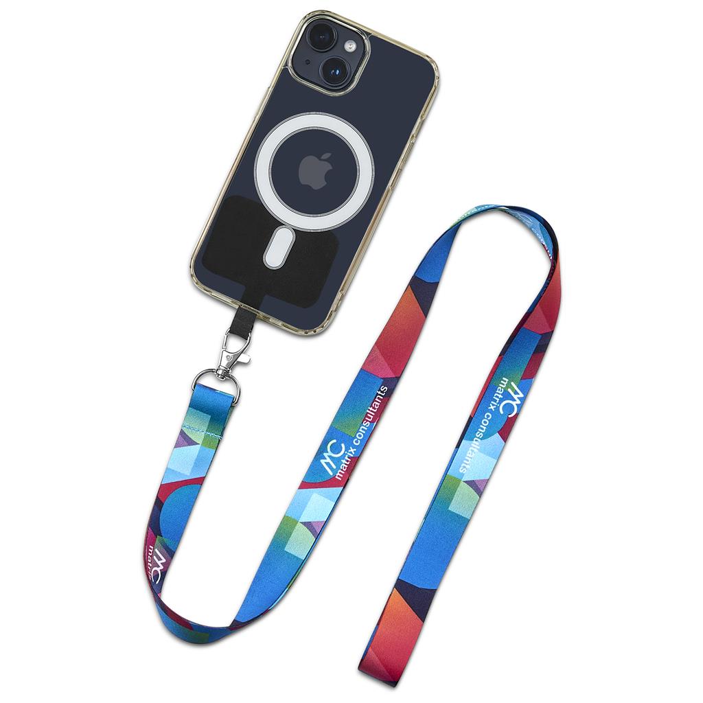 Altitude Turaco Double-Sided Sublimated Satin Crossbody Phone Strap - Image 9