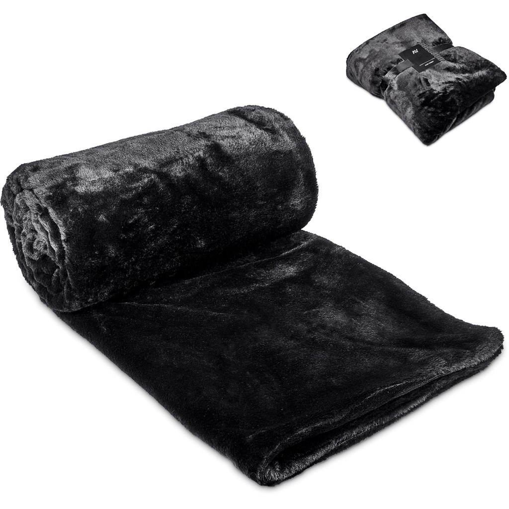 Alex Varga Palazzo Faux Fur Fleece Blanket - Image 5