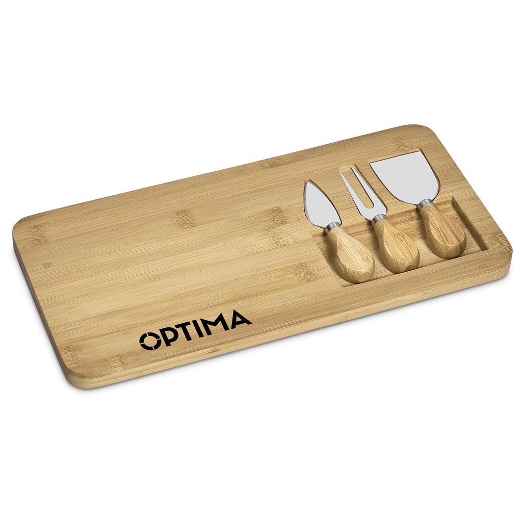 Okiyo Chizu Bamboo Cheese Board Set - Image 5