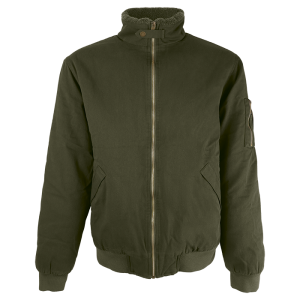 Cotton Bomber Sherpa-lined Jacket Mens