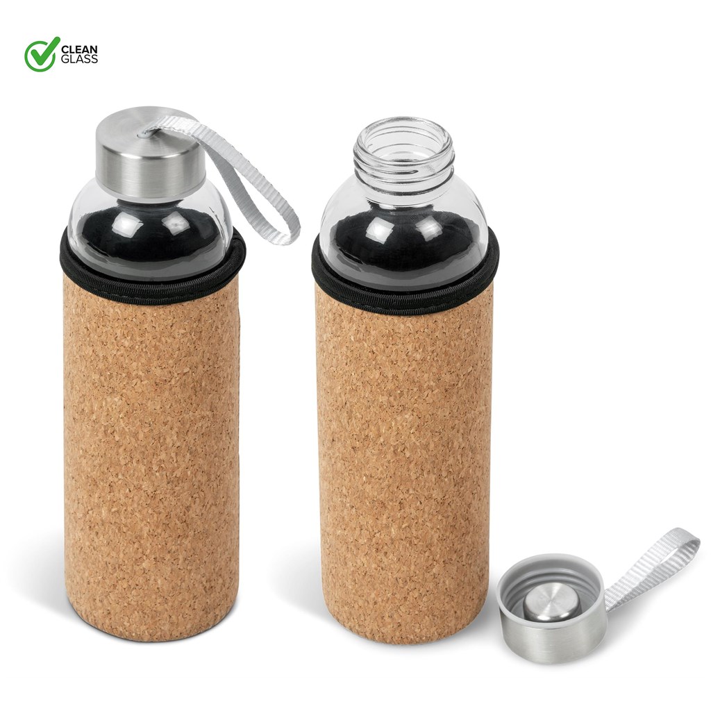 Kooshty Kork Glass Water Bottle - 500ml - Image 5