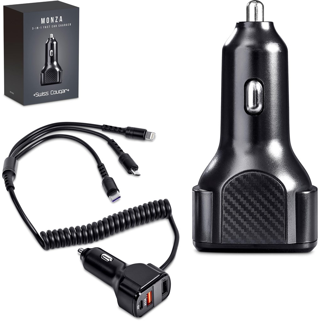 Swiss Cougar Monza 3-in-1 Fast Car Charger - Image 12