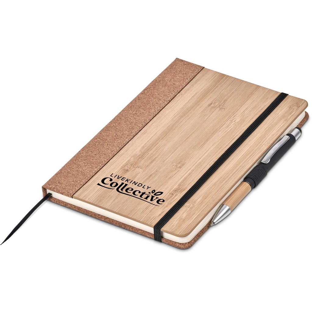 Okiyo Eri Bamboo & Cork Notebook & Pen Set - Image 16