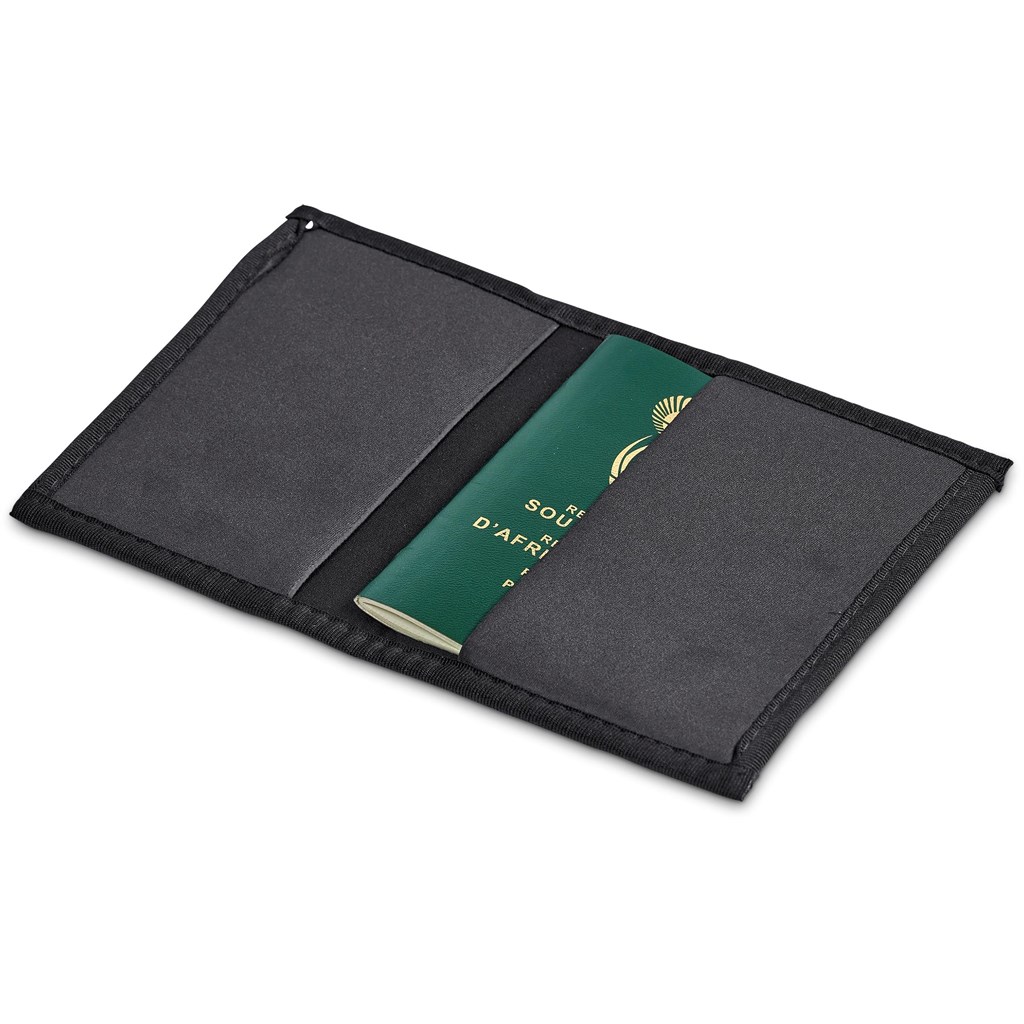 Pre-Printed Sample Hoppla Zambezi Neoprene Passport Cover - Image 7