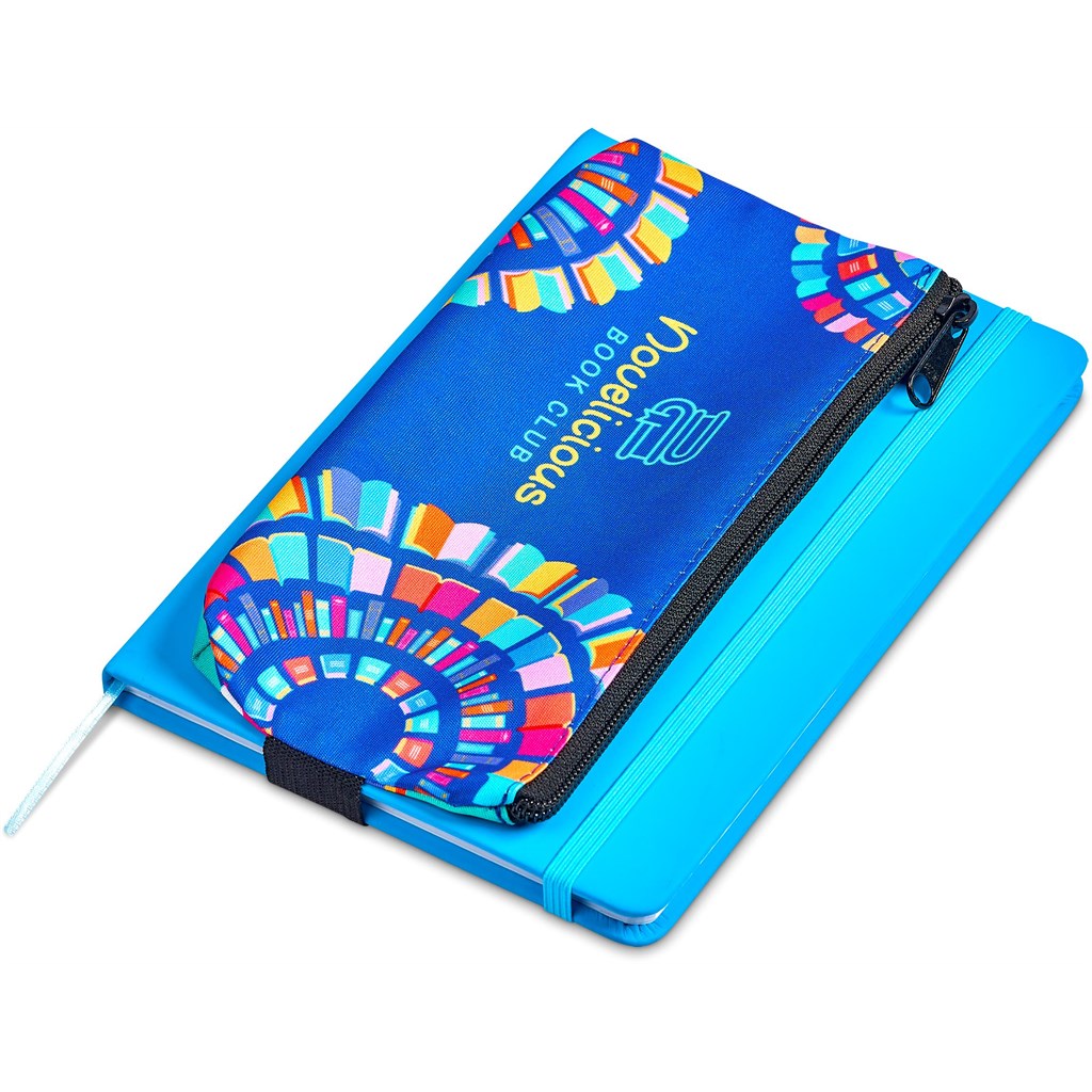 Pre-Printed Sample Hoppla Scribbler Polyester Large Pencil Case To Fit An A5 Notebook - Image 3