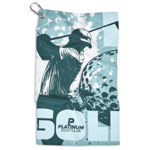 Pre-Printed Sample Hoppla Clubhouse Golf Towel - Single Sided  Branding