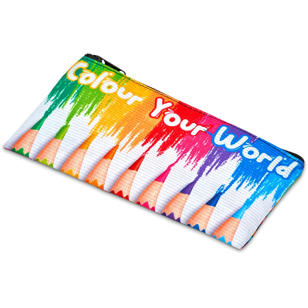 Pre-Printed Sample Hoppla Junior Recycled PET Stitch-Bond Pencil Case - Image 3