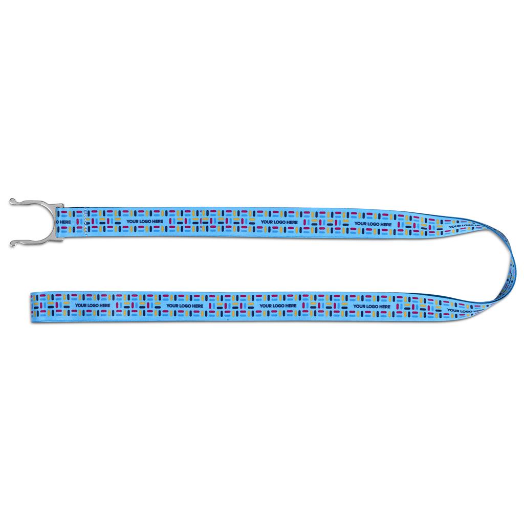 Altitude Aqua Double-Sided Crossbody Bottle Lanyard - Sample - Image 5