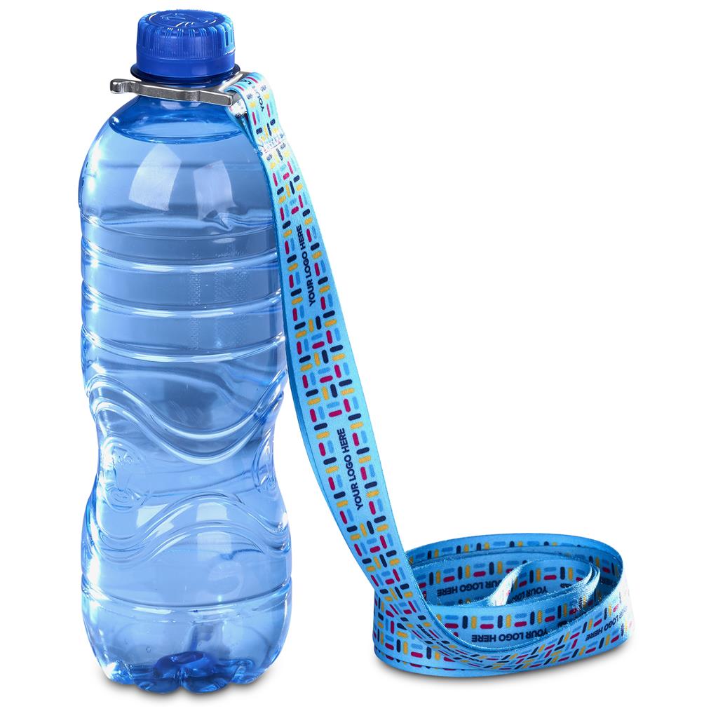 Altitude Aqua Double-Sided Crossbody Bottle Lanyard - Sample - Image 4