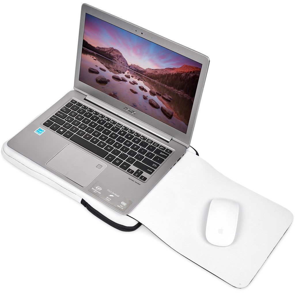 Pre-Production Sample Hoppla Grotto Neoprene Laptop Sleeve with Mouse Pad – 13-14 inch - Image 4