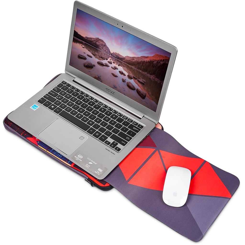Pre-Production Sample Hoppla Grotto Neoprene Laptop Sleeve with Mouse Pad – 13-14 inch - Image 8