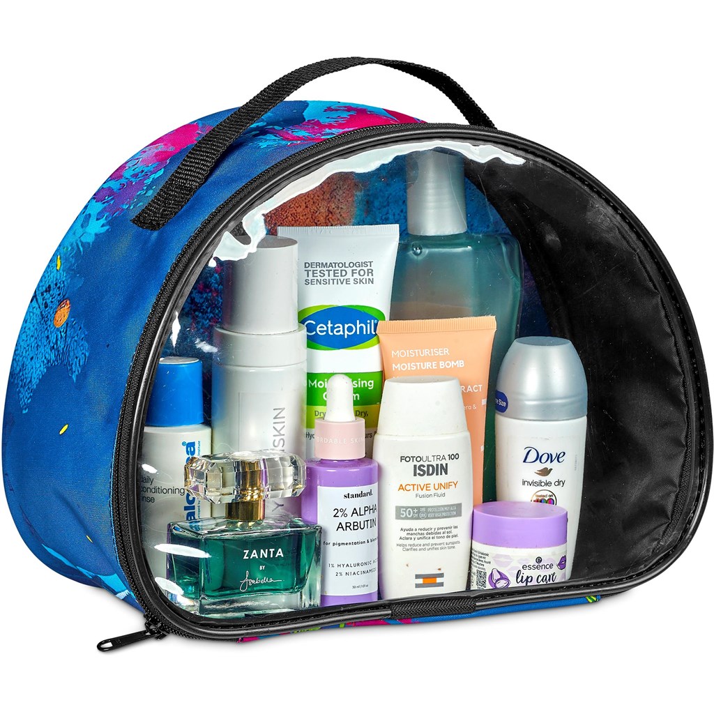 Pre-Production Sample Hoppla Aloe Toiletry Bag With PVC Front Window - Image 12