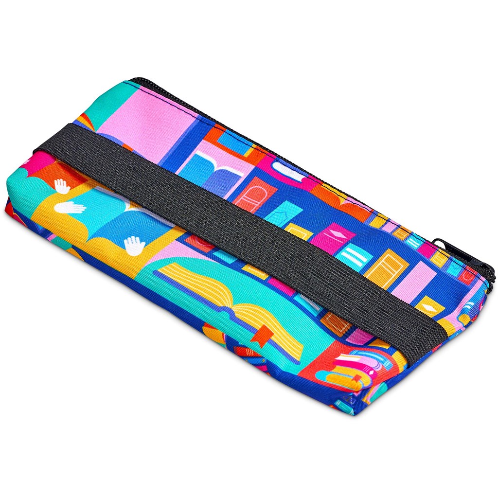 Pre-Production Sample Hoppla Scribbler Polyester Large Pencil Case To Fit An A5 Notebook - Image 10