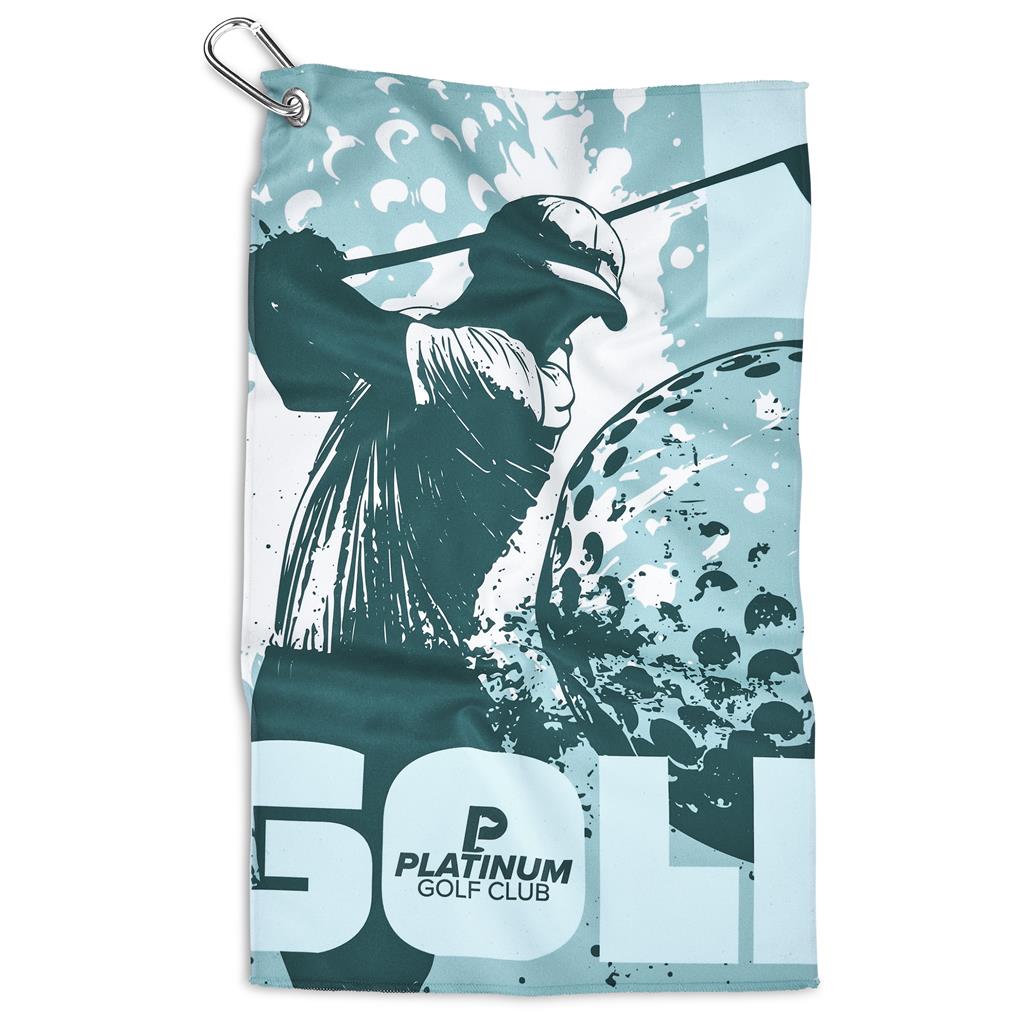 Pre-Production Sample Hoppla Clubhouse Golf Towel - Single Sided Branding - Image 3