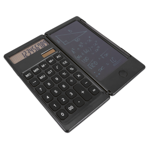 Foldable Calculator With Lcd Writing Pad And Pen